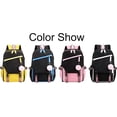 thumbnail image 2 of Alikpop College Kpop Laptop Adjustable Zipper Polyester School Backpacks with 3 Pockets, Purple, 2 of 9