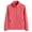 Pink, variant on Women's Lightweight Full Zip Soft Fleece Jacket Fashion Solid Color Outdoor Casual Zipper Stand Sports Long Sleeved Recreation Coat with Zipper Pockets