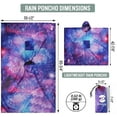 thumbnail image 6 of SaphiRose Hooded Rain Poncho Waterproof Raincoat Jacket for Adults, 6 of 7