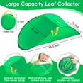 thumbnail image 2 of Leaf Collector, Portable Pop Up Leaf Bags, Foldable Leaf Pick Up Tools, Reusable Yard Garden Bags for Leaves Lawn Trash, 2 of 7