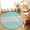 Blue, variant on Round Area Rugs 5Ft, Teal Wooden Grain Non-Slip Washable Circle Rugs Carpet, Vintage Chic Geometric Ombre Turquoise Indoor Outdoor Rug Floor Mats Throw Runner for Bedroom Living Room Bathroom