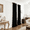 Black, variant on SNITIE 2 Panels Luxury Velvet Light Filtering Curtains, Thermal Insulated Grommet Drapes for Living Room, Super Soft Window Curtains for Home Decor