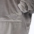 thumbnail image 4 of The Comfy Original Oversized Microfiber Wearable Blanket for Adults, Grey, 4 of 7