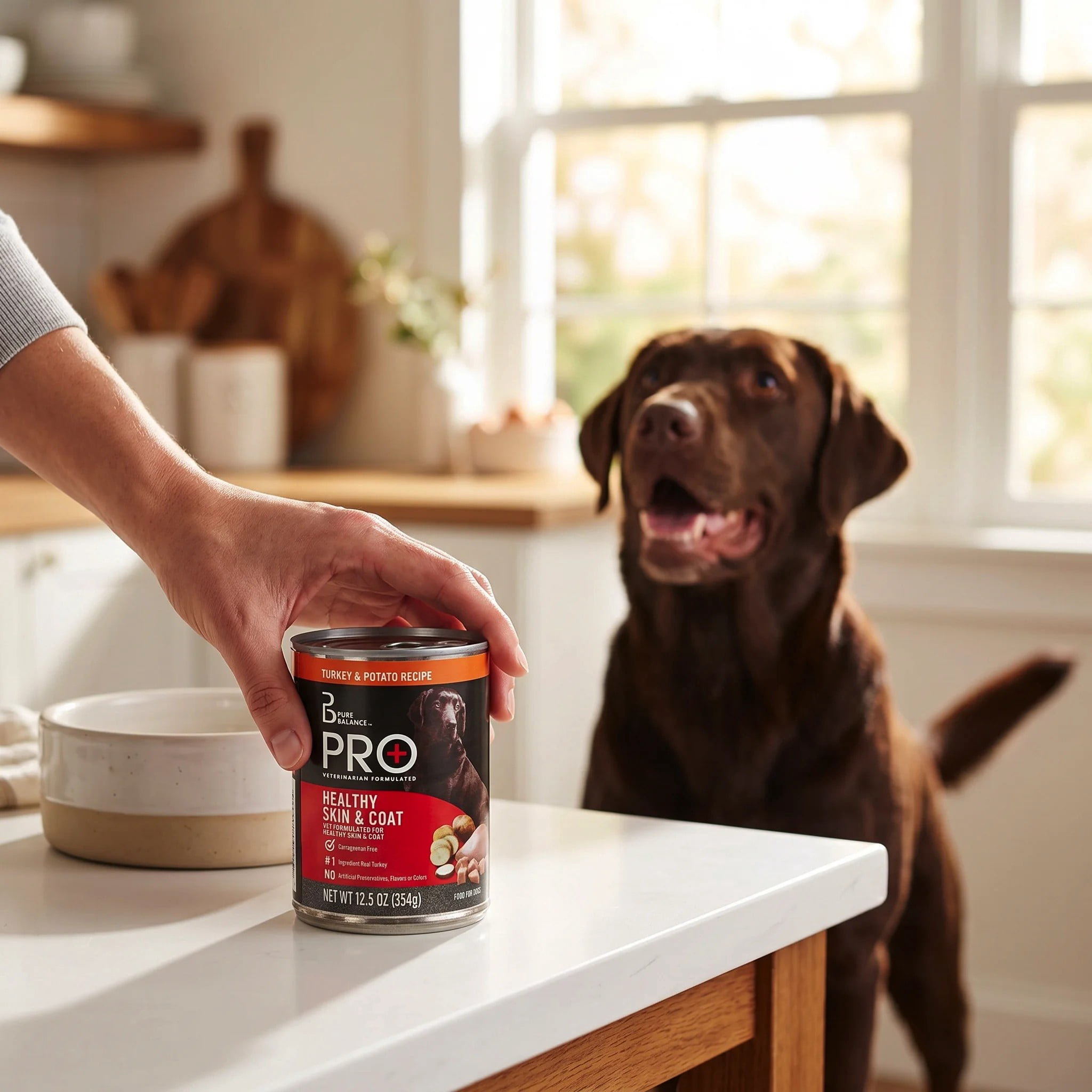 (12 pack) Pure Balance Pro+ Turkey & Potato Recipe Wet Dog Food, 12.5 oz Can