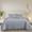 Silver, variant on IR Imperial Rooms 3 Piece Quilt Set Chevron Bedding Microfiber Soft Bedspread with 2 Pillow Shams Silver Queen