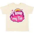 thumbnail image 3 of Inktastic Niece Rainbow I Love My Tia Girls Toddler T-Shirt, 3 of 5
