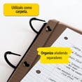 thumbnail image 2 of Carpeta /cuaderno Five Star Híbrido Flex 60 Hojas Rellenable Blanco, 2 of 7