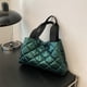 thumbnail image 1 of Bolso informal para mujer, bolsa elegante de gran capacidad para viajes de compras (verde), 1 of 6