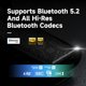 thumbnail image 2 of HiBy W3II USB DAC Bluetooth 5.2 Receptor Alificador para Car Audio/Smarhone/PC/Laptop, 2 of 5