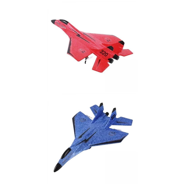 2 uds 2,4G 2 canales RC planeador colisión regalos Yotijar Avión rc de ala fija