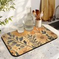 thumbnail image 3 of Washable Rubber Sunflower Cute Floral Dish Drying Mats for Kitchen Counter Home Large Coffee Bar Pad Accessories and Decor for Utensils Stemware 19.5''x12'', 3 of 7