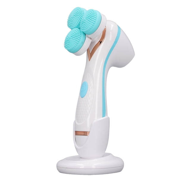Cepillo De Limpieza Facial Eléctrico Principal De 3, Depurador Recargable Del Silicón Exfoliante Facial Del Masaje