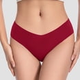 thumbnail image 2 of Panties for Women,High Recovery Triangle Menstrual Underwear for Women Leak Proof Panties,Womens Underwear,Wine,L, 2 of 5