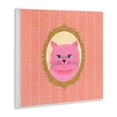 thumbnail image 4 of Stupell Industries Pink Cat Portrait Animals Painting Unframed Art Print Wall Art, 12 x 12, 4 of 8