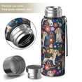 thumbnail image 2 of 20 Oz Beagle Dog Dog and Flower Coffee Tumbler Double Wall Insulated Stainless Steel Water Bottle | Metal Reusable Thermoses Flask with Cup Cap | Leak & Sweat Proof with Anti-Dust Lid, 2 of 7