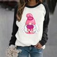 thumbnail image 5 of Gibobby Divertidas Sudaderas Sudadera con capucha informal sin sombrero con cuello redondo y mangas raglán con estampado divertido del día de San Valentín para mujer (Negro, XL), 5 of 5