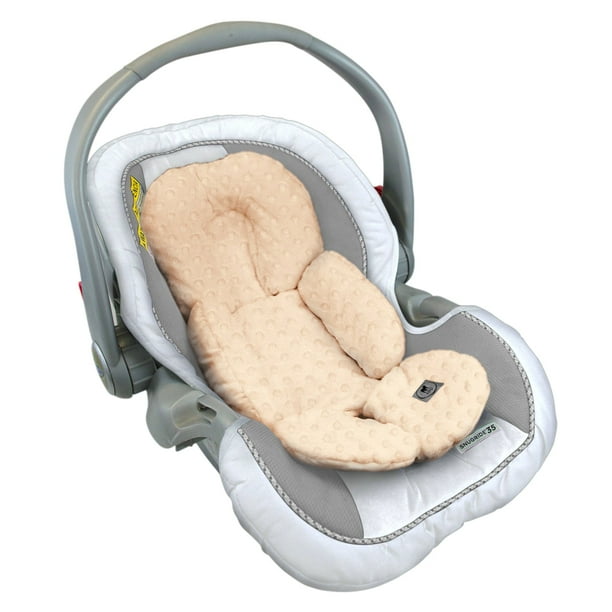 Nap Baby Cojin Posicionador o AntiReflujo para Porta Bebe Carreola o Autoasiento Nap Baby Burbuja Beige Bodega Aurrera en linea