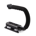thumbnail image 4 of Qiilu Black Super Grip Video DV SLR Camera Stabilizing Handle for DSLR DV Camcorder,Grip Handle Stabilizer,Handle Video Stabilizer Mount, 4 of 8