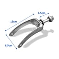 thumbnail image 4 of maytalsory Roue de Fauteuil Roulant Résistante à l'Usure Remplacement pour Chariots Marcheurs Fourche avant, 4 of 9