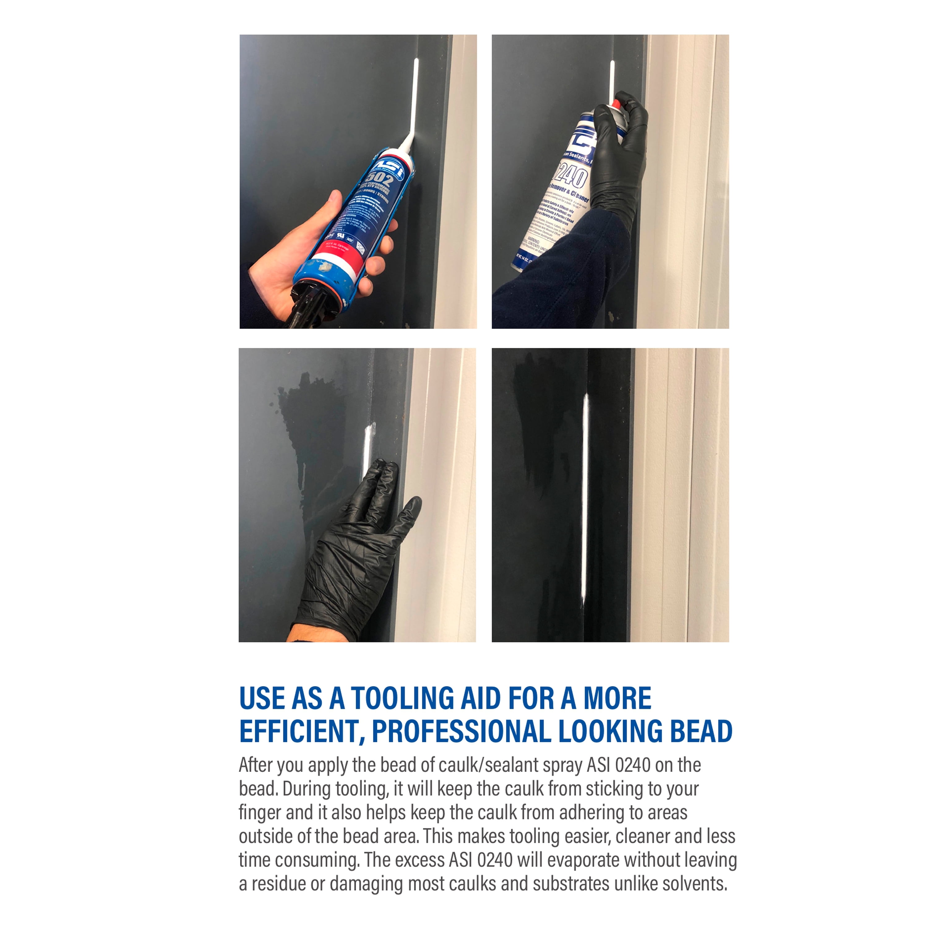 ASI 0240 Adhesive Remover & Cleaner Sprayable Liquid 14 Oz