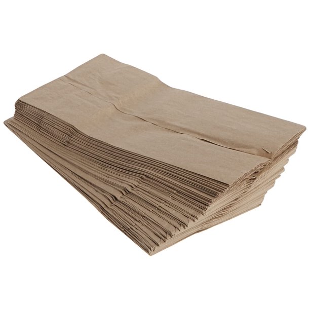 Bolsas de almuerzo AJM Brown Paper, 40 unidades