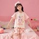 thumbnail image 1 of Traje de pijama de dibujos animados para niños y niñas, ropa de casa con pantalones cortos de manga corta Kawaii de My Melody Kuromi Cinnamoroll, 1 of 4