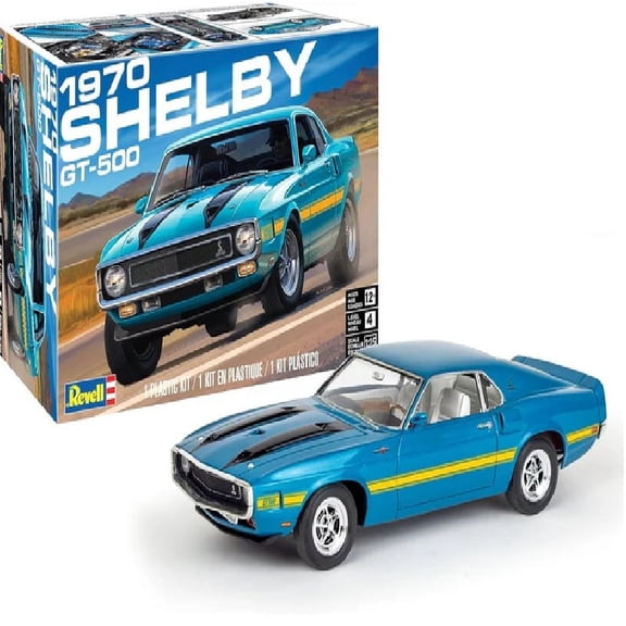 Level 4 Model Kit 1970 Shelby GT-500 1/25 Scale Model by Revell