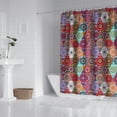 thumbnail image 2 of Waterproof Bohemian Shower Curtain 72x72 Inch Boho Style Polyester Unique Shower Curtain for Bathroom Hotel Home Decor with 12 Plastic Hooks, 2 of 5