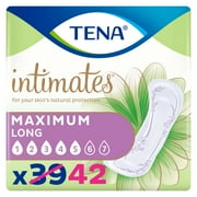 Tena Intimates Maximum Long Pad, 42 Count Bonus Pack