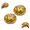 2PCS, variant on The Golden Ticket Mystery Dumpling Blind Box-Golden Starlight Chase Version Squishy Dumpling,Golden Squishy Bun The Original Starlight Dumpling , 1 Pcs Stress Relief Ball for Adult
