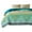Blue/Green, variant on Dora 3 Piece Bohemian Full Quilt Set, Medallion, Paisley, Pink, Blue- Saltoro Sherpi