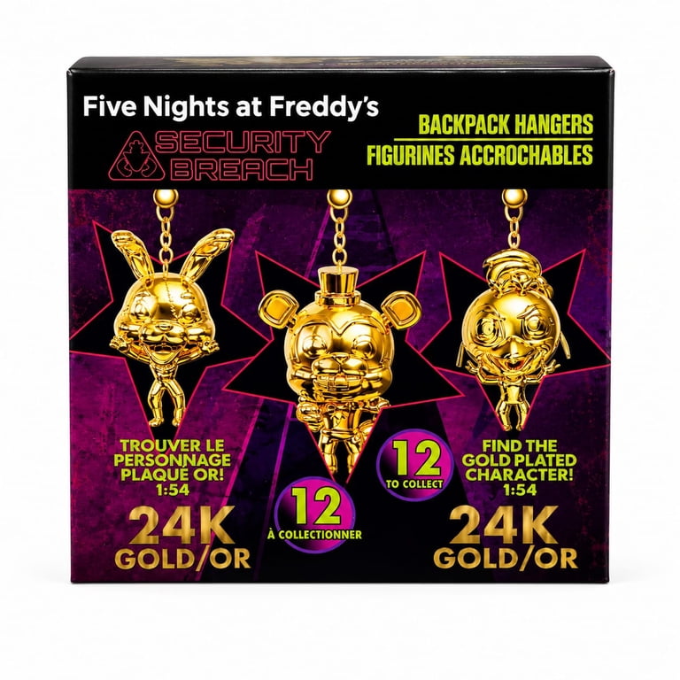Five Nights at Freddy's Security Breach Backpack Hangers Mystery