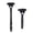 black, variant on Muscle Roller Stick, Face Roller for Eyes, Double Chin, Jawline & Neck, Massage Roller Manual Massage Tools for Relief Neck Arm Back Leg Body Deep Release - Blue