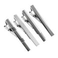 thumbnail image 1 of Clip de corbata de plata Zulema para hombres 4pcs, 1 of 6