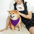 thumbnail image 4 of Kll Purple Dog Bandanas,Triangle Reversible Pet Scarf For Small Medium Large And Extra Large Dogs-Medium, 4 of 8