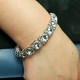 thumbnail image 3 of Falari High Quality Crystal Stretch Bracelet Wedding Bracelet Gift Box Included Clear, 3 of 4