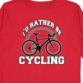 thumbnail image 4 of Inktastic I'd Rather Be Cycling Boys or Girls Long Sleeve Toddler T-Shirt, 4 of 5