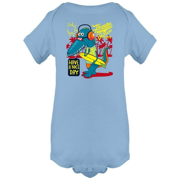 Crocodile Florida Surf Division Bodysuit Infant -Image by Shutterstock, 18 Months