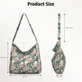 thumbnail image 4 of Sunflower and Peony Pattern Crossbody | Spacious Casual Purse | Fashionable for Young Women, 4 of 5