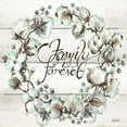 thumbnail image 3 of Great Art Now Cotton Boll Family Wreath by Tre Sorelle Studios Canvas Wall Art, 3 of 3