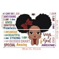 thumbnail image 6 of Black Girl Wall Stickers – Colored English Quote Decals (2 Rolled Sheets, Pre-Cut), Decor for Bedrooms & Playrooms, Removable Adhesive, Ideal for Spaces & Positive Vibes, Color, 6 of 6
