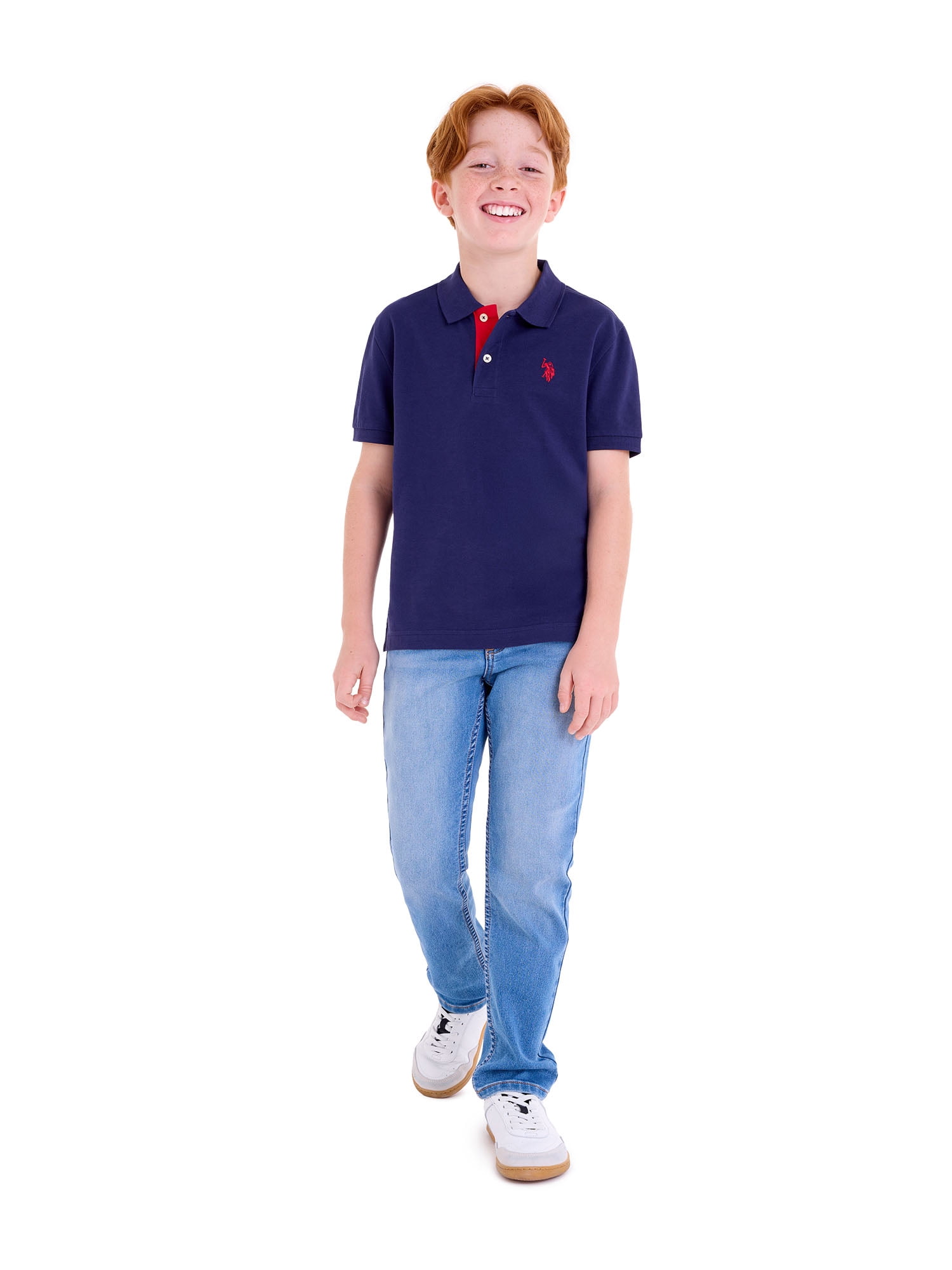 U.S. Polo Assn. Boys Straight Fit Denim Jean, Sizes 4-18
