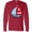 Red, variant on Inktastic Sailing Boat, Sailor, Sailing, Sails, Boat, Ship Long Sleeve T-Shirt