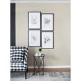 thumbnail image 4 of CC Home Furnishings Botanical Fake Pencil Framed Wall Arts - 19.75" x 27.5" - Set of 4, 4 of 9