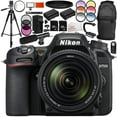 thumbnail image 1 of Nikon D7500 DSLR Camera with 18-140mm Lens 16PC Accessory Bundle – Includes 2x 32GB SD Memory Cards + 2x Replacement Batteries + MORE - International Version (No Warranty), 1 of 3