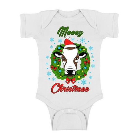 

Awkward Styles Ugly Christmas Baby Outfit Bodysuit Xmas Mooey Romper