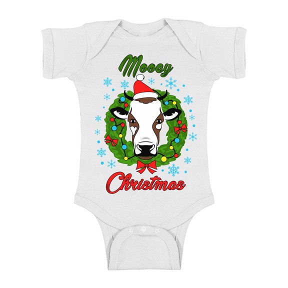 Awkward Styles Christmas Baby Outfit Bodysuit Xmas Mooey Romper