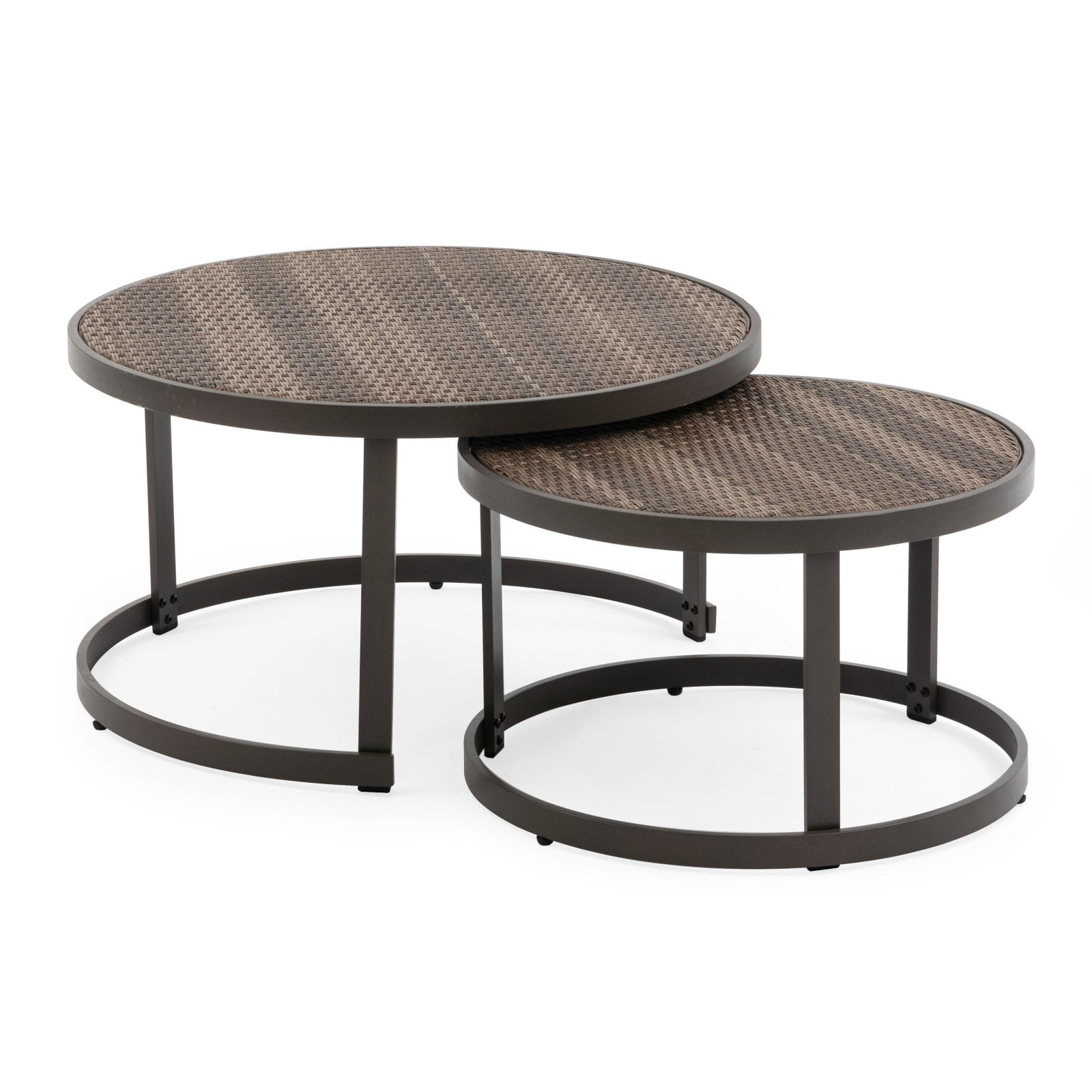 Coral Coast Chisholm Round Outdoor Nesting Tables - Set of ...