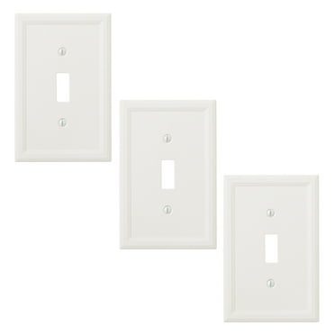 Elumina 94ttwnb Continental Wallplate 2 Toggle Cast Metal White 1 Pack Com - Elumina Decor Wall Plate White Elumina 94ttwnb Continental Wallplate 2 Toggle Cast Metal White 1 Pack Com - Elumina Decor Wall Plate White