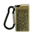 thumbnail image 2 of Portable Aluminum Ashtray With Lid, Mini Embossed Pattern Wide Application For Bar Indoor Outdoor , Suitable For Parties And Social Gatherings, 2 of 8